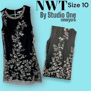 NWT pearl embellished Dress by Studio One